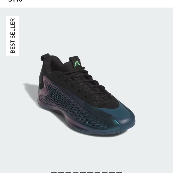 adidas Black and Blue basketball shoes - Picture 3 of 13